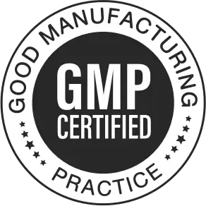 GMP Certified - Good Manufacturing Practice badge